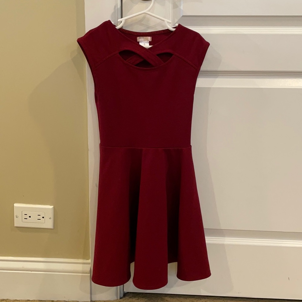Sally Miller Couture girls red dress